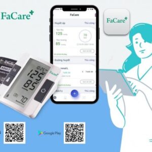 Alternative view of Máy đo huyết áp bắp tay điện tử FACARE P168 (BLUETOOTH)