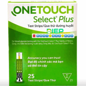 Que thử đường huyết One Touch Select Plus (25 que)