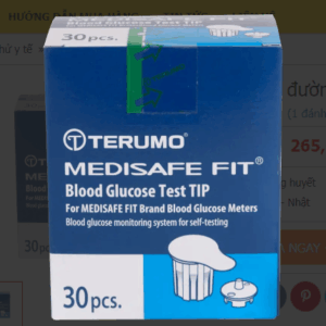 Que thử đường huyết Terumo Medisafe Fit ( hộp 30 que)